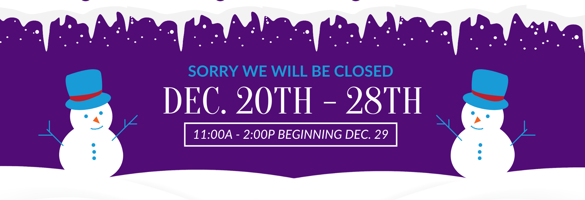 Winter Closure
