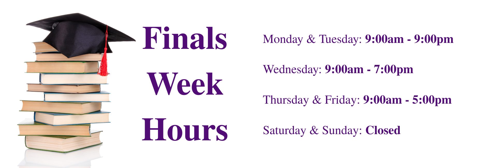 Finals Week Hours 